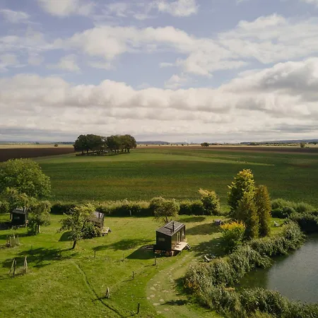 Raus Tiny House Auf Dem Land Mit Hoftieren Und Sauna אכסניה Königslutter am Elm